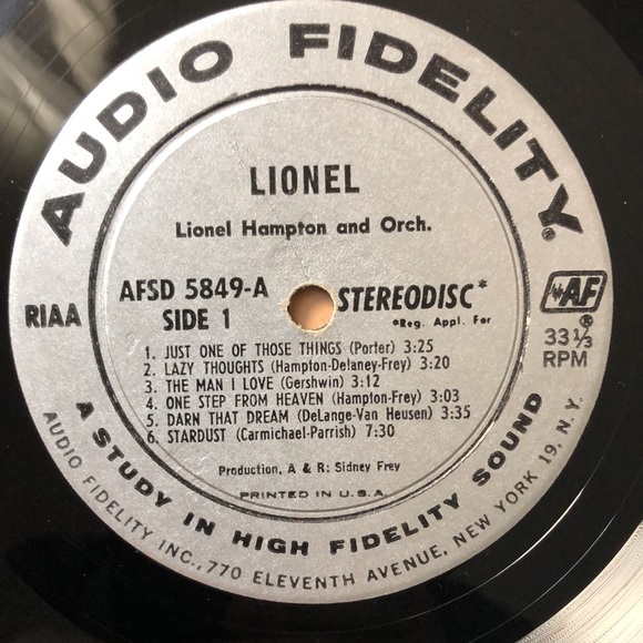 Lionel Hampton Vinyl Lp - Picture 5 of 7